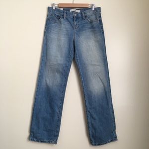 GAP 1969 Faded Boyfriend Straight Leg Denim Jeans
